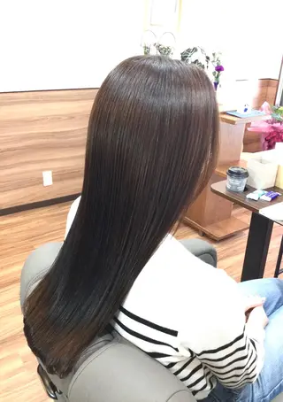 ロング パーマ Annon プライベートサロンのヘアスタイル