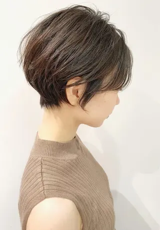 ショート カラー メンズ キッズ ネイル 👑ボブ、レイヤー 心斎橋/高城涼也のヘアスタイル