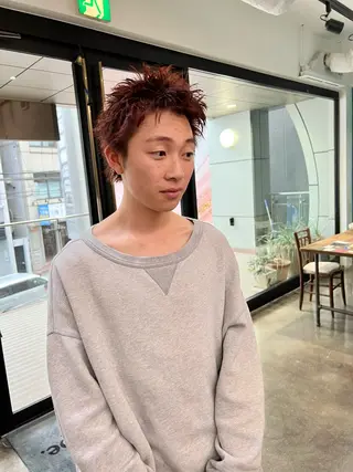 ショート メンズ 千葉 郁也のヘアスタイル