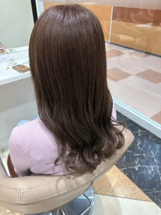 ロング 相馬 菜々子のヘアスタイル