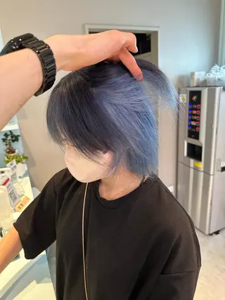 ミディアム カラー 🪄池袋ハイトーン 🪄ブリーチカラーのヘアスタイル