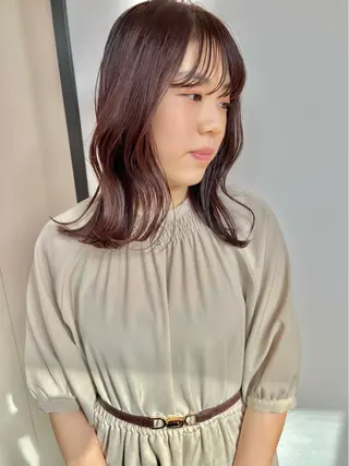 セミロング GO TODAY SHAiRE SALON 広島店所属・三輪 恭平のヘアスタイル