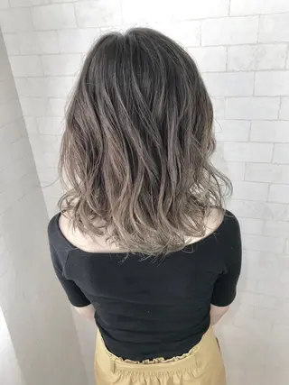 ミディアム 神野 雅樹のヘアスタイル