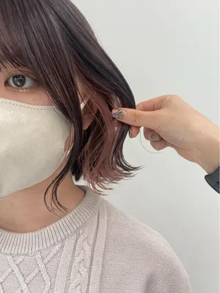 ショート カラー ダブルカラー 🌙chinariのヘアスタイル