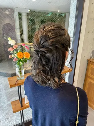 ヘアアレンジ ボブ/髪質改善/ soiナカジママドリのヘアスタイル