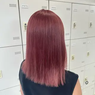 ロング カラー mina/暖色カラー 🥀韓国風カット🥀のヘアスタイル