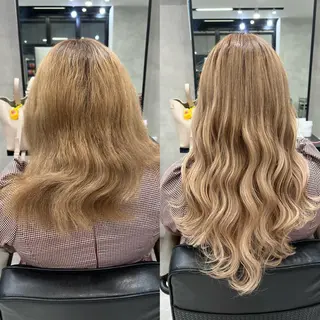 ロング カラー ヘアアレンジ ar+ ❤︎ maiのヘアスタイル