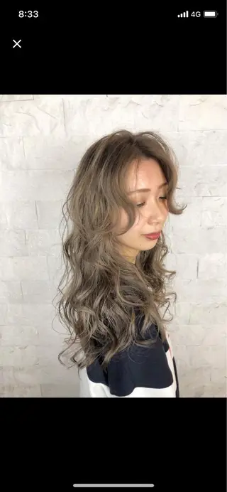 ロング カラー 縮毛矯正 髪質改善 鈴木のヘアスタイル