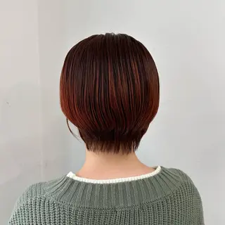 カラー 美髪縮毛矯正🫧 艶カラー/スズカのヘアスタイル