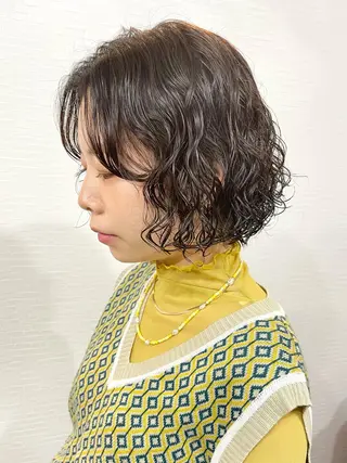 ミディアム パーマ －SARRY－ YUKIのヘアスタイル