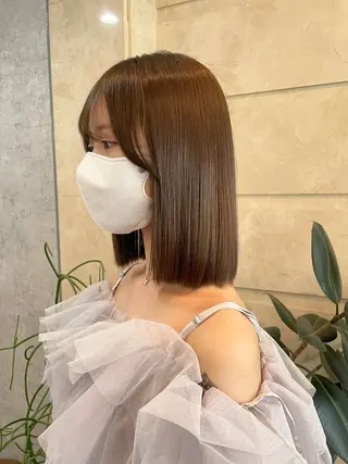 ミディアム カラー 髪質改善/艶カラー naoのヘアスタイル
