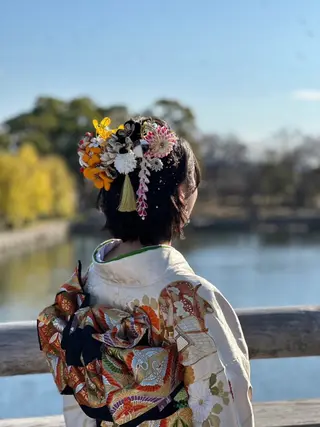 ミディアム ヘアアレンジ 山室 敬義のヘアスタイル