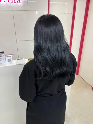 セミロング カラー 冨木 雄斗のヘアスタイル