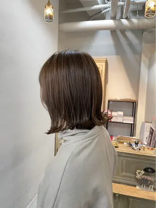 ミディアム カラー 角田 いちるのヘアスタイル