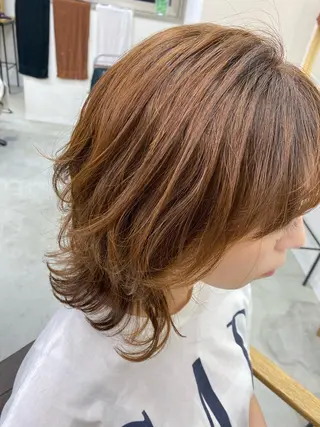 ショート カラー パーマ DIECESHIBUYA.所属・メンズ似合わせ/ ビジネスヘア/比嘉のヘアスタイル