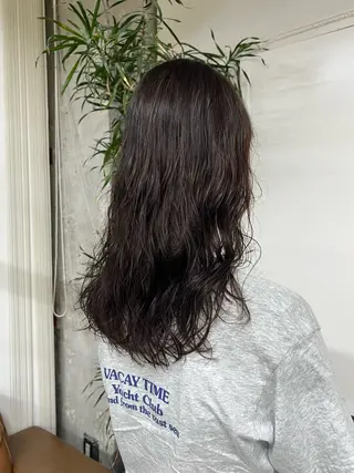 セミロング パーマ era所属・azumi/ボブ/暖 色/オリーブ/縮毛のヘアスタイル