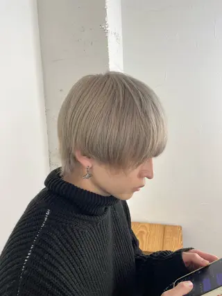 メンズ 縮毛矯正、 押野七大のヘアスタイル