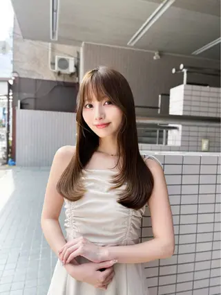 セミロング stud.所属・髪質改善/韓国ヘア yunaのヘアスタイル