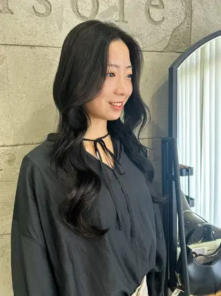 ロング カラー CIEL所属・🩵CIEL🫧 Nahoのヘアスタイル