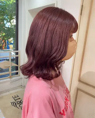ミディアム 🩶透明感カラー/ うる艶/nanakoのヘアスタイル