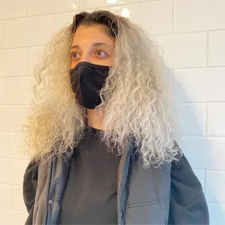 ロング カラー パーマ ヘアアレンジ キッズ ネイル マツエク・マツパ 中元 淳のヘアスタイル