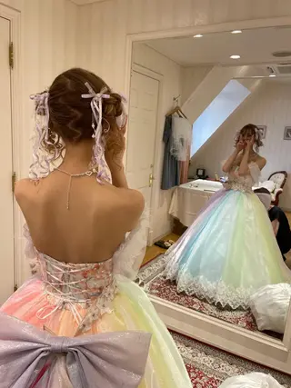 ヘアアレンジ オノ アカネのヘアスタイル