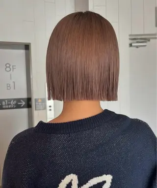 ショート ❄️透明感カラー/ ボブ/けんしん🌿のヘアスタイル