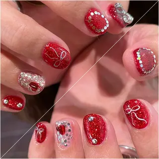 ネイル るか/透明感 カラー/アレンジのヘアスタイル