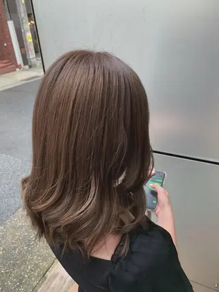 セミロング カラー ヘッドスパ/栄 /久屋大通/岡戸のヘアスタイル