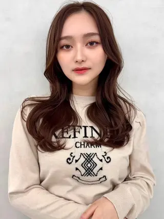 ロング 🫧透明感・透け感 color/RYUのヘアスタイル