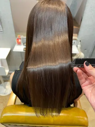 ロング カコ/レイヤーカット ヘアアレンジのヘアスタイル