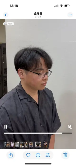 メンズ 白神 珠梨のヘアスタイル