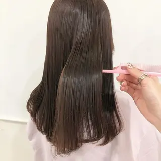 セミロング カラー GOODDAY ヘアサロンのヘアスタイル