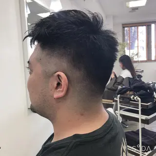 ショート メンズ 菊地 聖のヘアスタイル