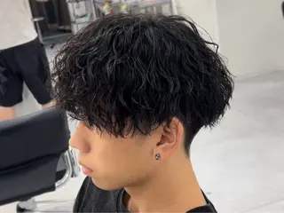 パーマ メンズ メンズ専門/パーマ 特化/栄/北出瑞貴のヘアスタイル