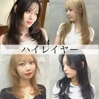 ミディアム カラー HACCH （ハッチ）所属・丁寧なブリーチ& ・レイヤーショートのヘアスタイル