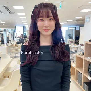 ロング カラー ヘアアレンジ 🍒KIKUCHI KANAE🍒のヘアスタイル