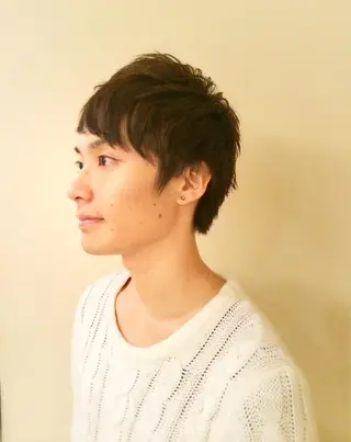 ショート カラー メンズ 0choirクワイア Hana(ハナ)のヘアスタイル