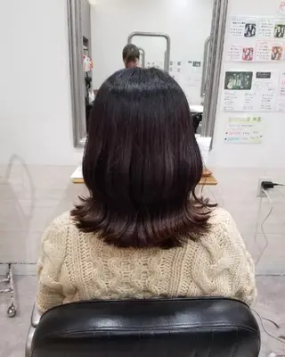 ミディアム 暖色🍎透明感カラー 🩵小林かりんのヘアスタイル