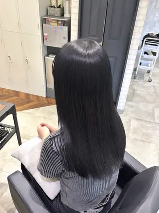 セミロング カラー Zina_博多 SHINOのヘアスタイル
