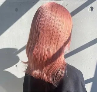 ミディアム 🦄垢抜けボブ特化× 暖色カラー未来🦄のヘアスタイル