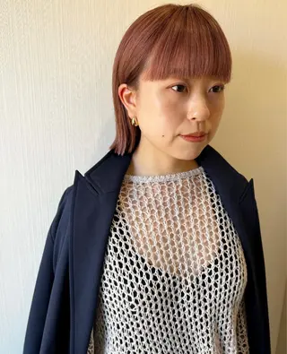 ショート カラー トレンドと似合わせ/ マンツーマン/西上楓のヘアスタイル
