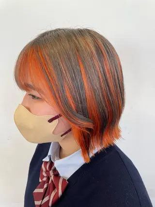 ミディアム カラー ヘアアレンジ 7月末まで予約可能/ ヤマモト モエのヘアスタイル