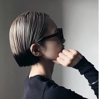 ショート カラー ボブ／パーマ指名 No. 1🍃れんとのヘアスタイル