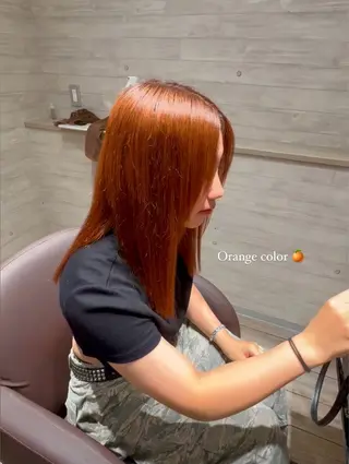 セミロング カラー 🩰‎暖色特化 / 𝐒𝐚𝐤𝐢🤎のヘアスタイル