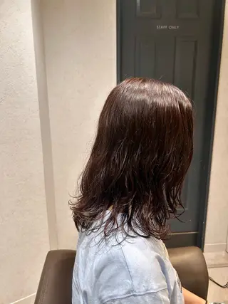 ミディアム カラー 保坂 駿太郎のヘアスタイル