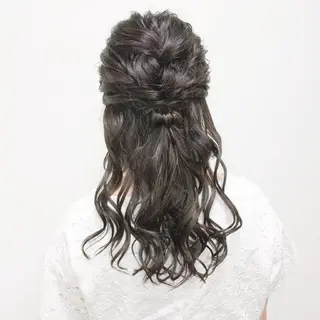 ロング ヘアアレンジ PRIVATE SALON EYES所属・EYES リアのマツエク・マツパデザイン