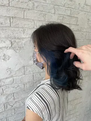 ミディアム カラー ブリーチ特化 ハイトーンRYOYAのヘアスタイル