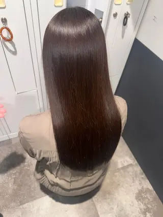 ロング 武川 真歩のヘアスタイル