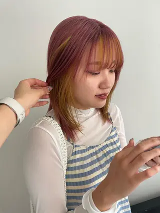 カラー デザインカラー 🎀REINA🎀のヘアスタイル